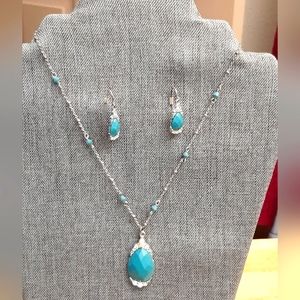 NWT necklace and earrings set.